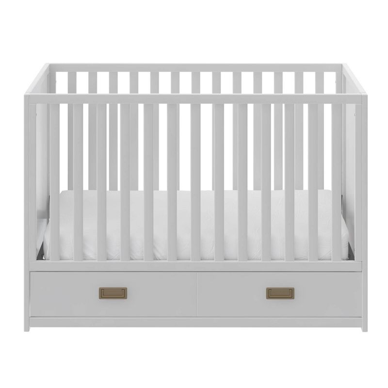 Room &#38; Joy Adam 3-in-1 Convertible Storage Crib Nursery - White, 1 of 8