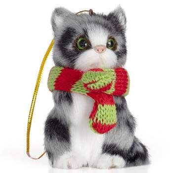 Black Cat Christmas Ornament – Cat on the Corner