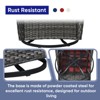 Belord Gray Wicker Swivel Rocking Chairs, Oversized Rocker Patio Chairs Rattan Glider Chairs with 4" Thick Seat Cushion - 3 of 4