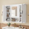 Dexmalle 36'' Bathroom Wall Mounted Medicine Cabinet with Mirror - 4 of 4