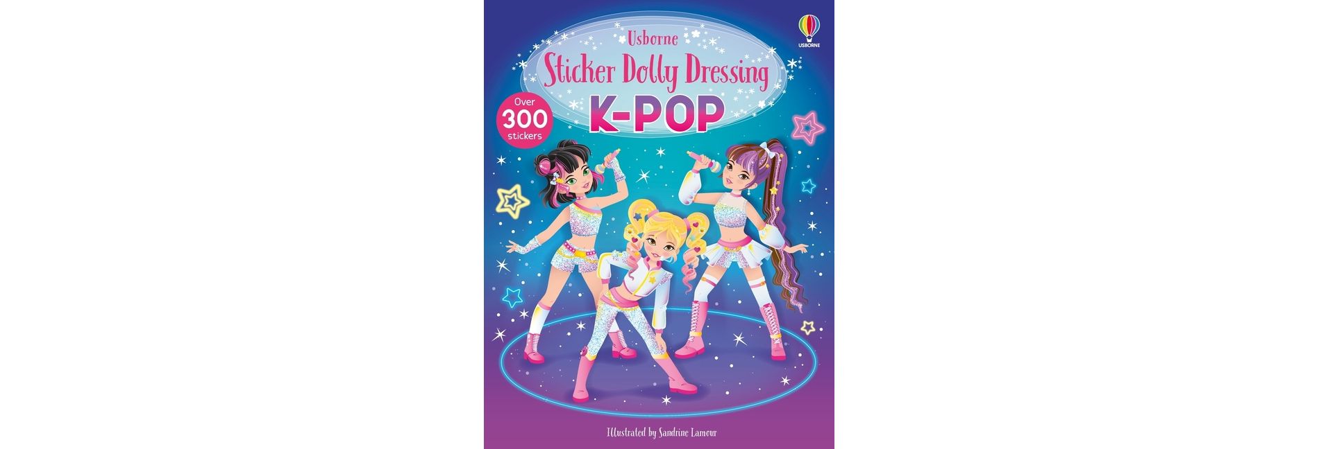 Sticker Dolly Dressing K-Pop - by  Lesley Sims (Paperback)