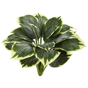 Nearly Natural 23-in Variegated Hosta Artificial Plant (Set of 6) - 1 of 2