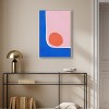 Art Remedy A Loner sun Modern Color Block Abstract Wall Art Framed - 2 of 4