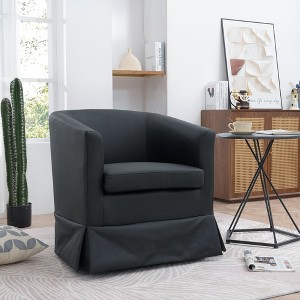 CENGHU Modern Accent Chair, 27.36" Wide Swivel Chair, Upholstered Arm Chair for Living Room, Bedroom - 1 of 4