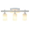3-Light Essentix Contemporary Vanity Uplight Downlight Wall Mounted Fixture - Lalia Home - 2 of 4