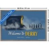 Trends International IT: Welcome to Derry (2025) - Pennywise Wagon Framed Wall Poster Prints - 3 of 4
