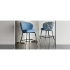 PAGED 31.5" Counter and Bar Stools,Jacquard Bar Chairs for Dining Room&Kitchen,Upholstered Counter Stools Dining Chairs,Set of 2 - 3 of 4