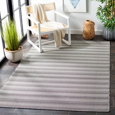 Hampton Black and Grey Hand-Knotted Wool Area Rug