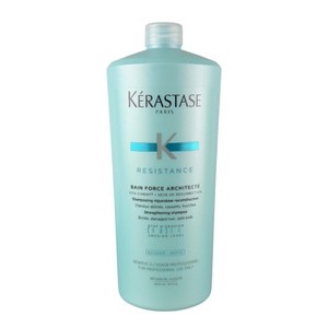 Kerastase Resistance Bain De Force Architect Reconstructing Shampoo (34 oz) - Reconstruct, Resurface, Resist - 1 of 4