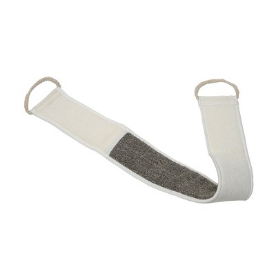 Evideco French Home Goods Exfoliating Massage Strap, Dual-Sided Scrub and Relaxation, Gentle Cleansing and Back Massage