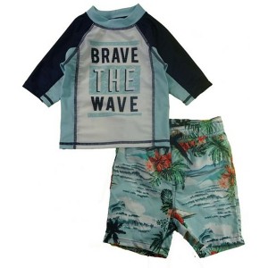 P.S. from Aeropostale Little Boy's 2-Piece Rashguard Swim Sets - 1 of 3