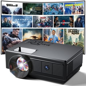 clokowe プロジェクター 1080P 本体 CLOKOWE Mini Projector, 1080P Supported 4500L Portable Outdoor