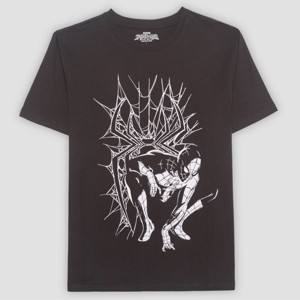 Men's Spider-Man Dark Webs Short Sleeve Graphic T-Shirt - Black