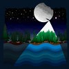 Men's Design By Humans Christmas night By recklessframee T-Shirt - 2 of 4