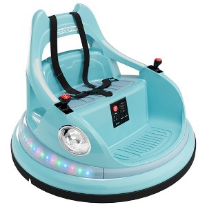 Electric Bumper Car for Kids, 12V Ride on Toddler Bumping Car W/Remote Control - 1 of 4