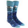 Crazy Dog T-Shirts Mens Eat Sleep Fish Repeat Socks Funny Cool Novelty Fishing Crazy Gift Idea For Dad - 2 of 4