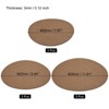 Unique Bargains Indoor Round Reversible Absorbent Waterproof Plant Pot Saucers Coaster Felt Pad Mats 1 Set of 9 Pcs - 2 of 4