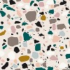 Terrazzo Outdoor Seat Cushion Emerald/Ochre - Skyline Furniture: UV-Resistant, Zippered Removable Cover - 4 of 4
