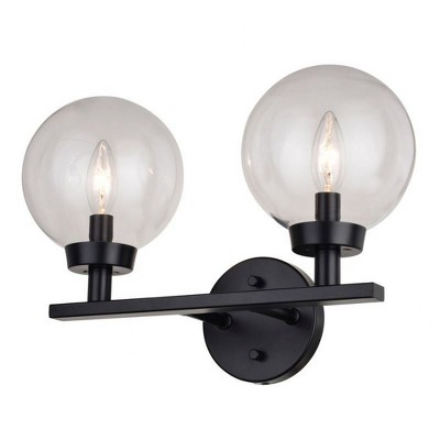 Vaxcel Lander 2 - Light Vanity in  Matte Black