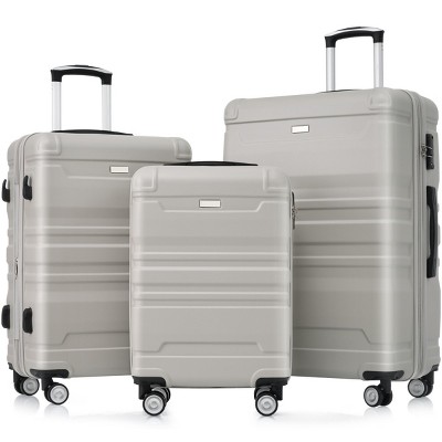 LOVMOR Luggage Sets New Expandable Hardshell 3pcs Clearance Luggage Hardside Lightweight Durable Suitcase sets Spinner Wheels Suitcase with TSA Lock