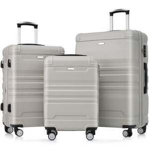 LOVMOR Luggage Sets New Expandable Hardshell 3pcs Clearance Luggage Hardside Lightweight Durable Suitcase sets Spinner Wheels Suitcase with TSA Lock - 1 of 4
