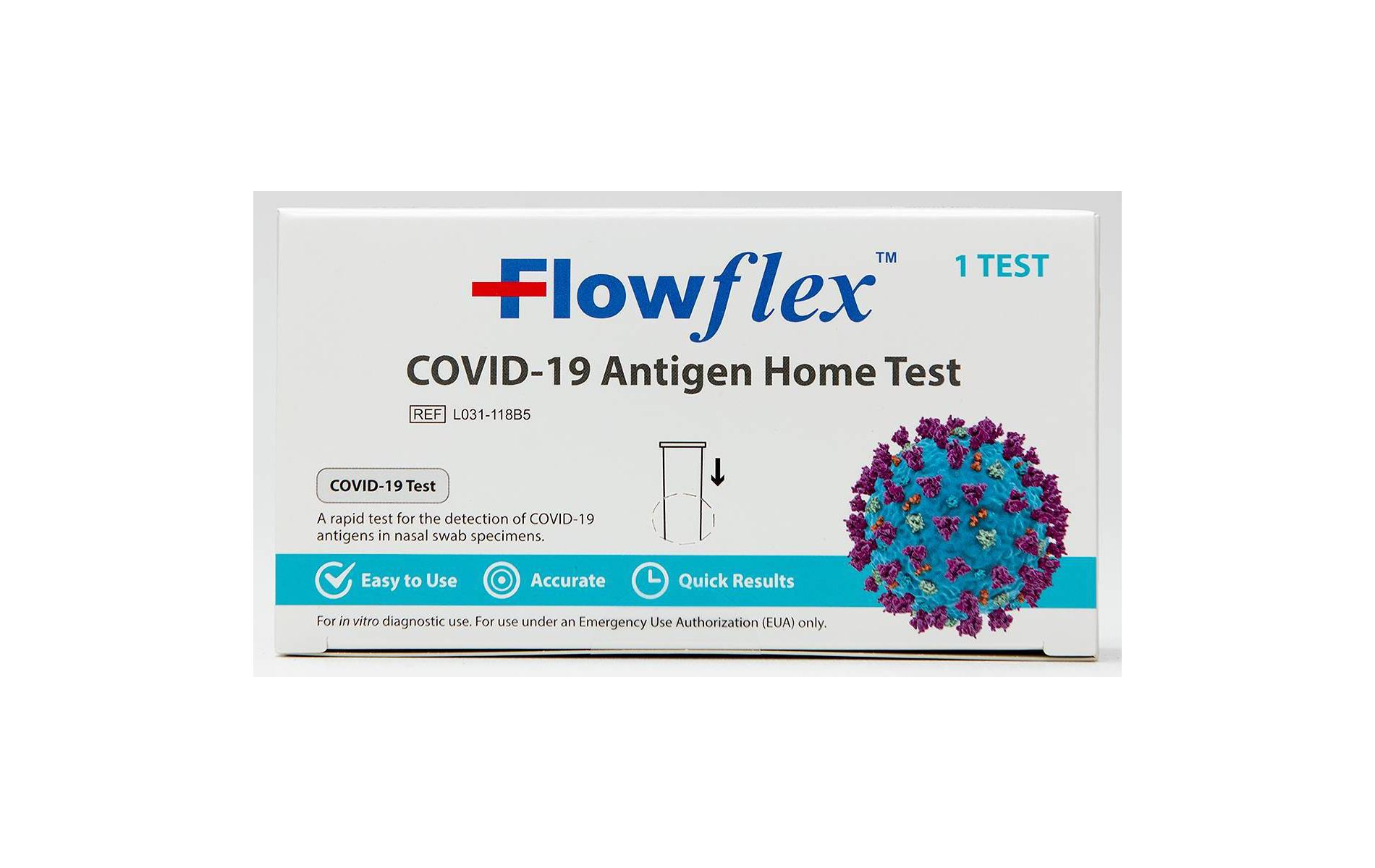 FlowFlex Covid-19 Antigen Home Test - 1ct