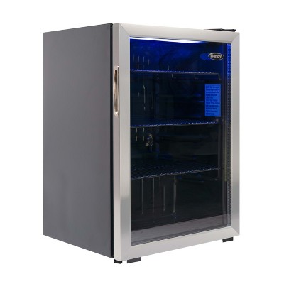 Danby 2.6 cu. ft. Stainless Steel Glass Door Beverage Cooler