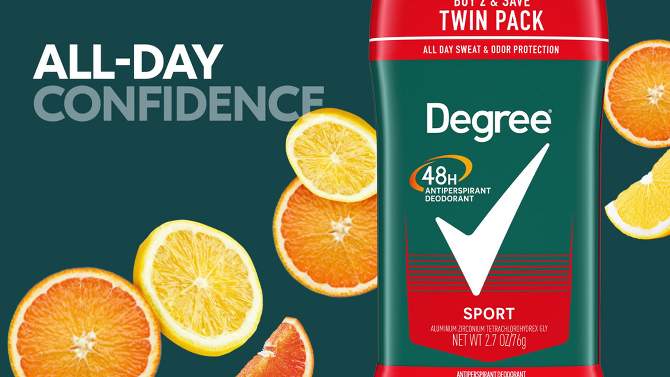Degree Men Sport 48-Hour Antiperspirant &#38; Deodorant Stick - 2.7oz/2ct, 2 of 9, play video