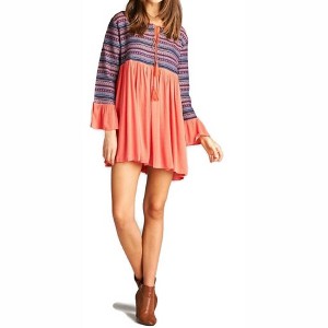 Women's Tapestry Geometric Dress - PLUS - Velzera - 1 of 4