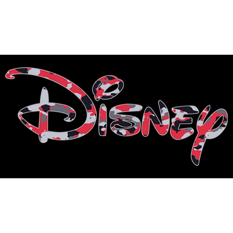 Boy's Disney Red Camo Logo Pull Over Hoodie, 2 of 5