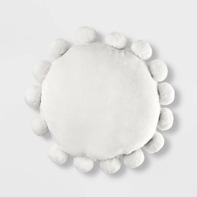 Round pom hotsell pom pillow