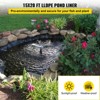 VEVOR LLDPE Pond Liner 15x20 ft, Pond Liner 20 Mil, Fish Pond Liners for Waterfall, Pond and Fish Ponds,Black - 3 of 4