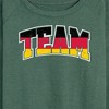 Women's - Instant Message - Team Germany Lightweight French Terry Wide Neck Long Sleeve Graphic Shirt - 2 of 4
