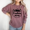 Simply Sage Market Women's Graphic Sweatshirt Explore More Mountain - 2 of 2