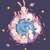 Women's Design By Humans Rabbit Hole By Chofy87 Racerback Tank Top - 2 of 3
