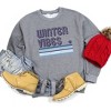 Simply Sage Market Women's Graphic Sweatshirt Winter Vibes Stripes - 2 of 3
