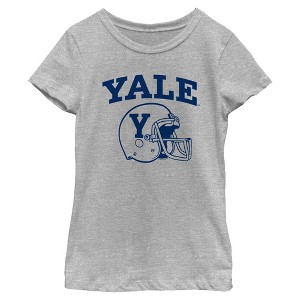 Girls Yale University Football School Logo T Shirt - 1 of 4
