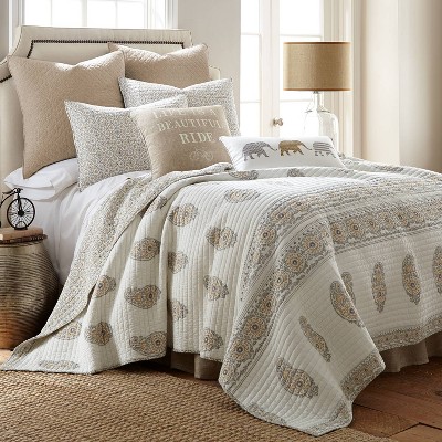 taupe quilt bedding