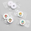 Big Dot of Happiness Garden Gnomes - Forest Gnome Party Round Candy Sticker Favors - Labels Fits Chocolate Candy (1 sheet of 108) - 3 of 4