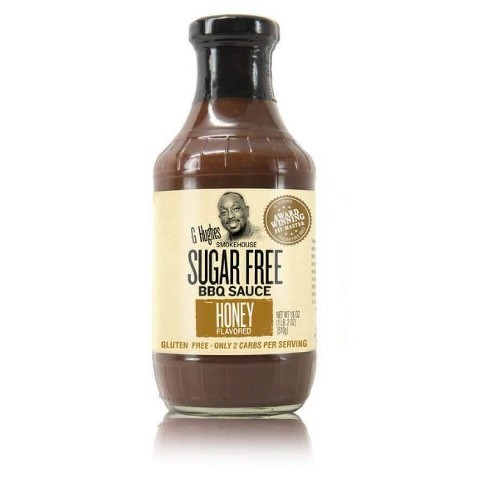 G Hughes Smokehouse Sugar Free q Sauce Honey Flavored 18oz Target