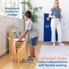 ECR4Kids Bentwood Stackable Stools, 6-Piece - 3 of 4