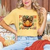 Simply Sage Market Women's Coquette Pumpkin Season Short Sleeve Garment Dyed Tee - 2 of 4