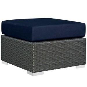Modway Sojourn Outdoor Patio Sunbrella Ottoman - 1 of 4
