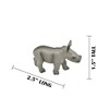 Collectible Wildlife Gifts | Rhino, Rhinoceros, Baby, Museum Quality Plastic Animal Toy, Realistic Hand Painted  Model, Gift,  2 1/2" M077 B643 - 2 of 4