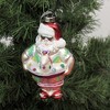 5.25 In Off Season Santa Ornament Unicorn Summer Float Tree Ornaments - 2 of 3