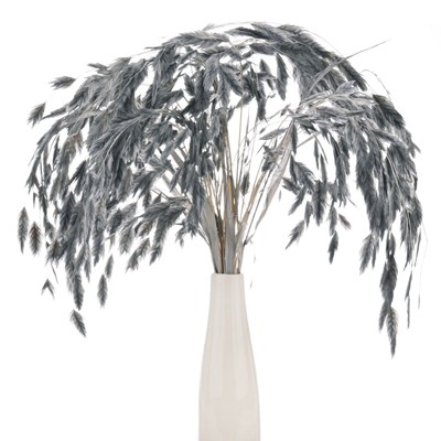 Unique Bargains Dried Grass Chasmanthium Oat Home Decor Flower Bouquet 1 Pc