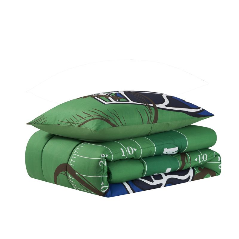 Kids Football Printed Bedding Set Includes Sheet Set by Sweet Home Collection™, 2 of 5
