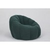 CAVINAS Teddy Fabric Bean Bag Chair,Giant Lazy Sofa Chair with Armrest and Memory Foam,Modern Lounge Chair for Living Room - 2 of 4