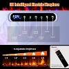 88" Built-in/Wall-Mounted Smart Fireplace – Voice/Remote Control, 12 Multicolor Flames, Ultra-Quiet, 750/1500W – Ideal for Living/Bedroom - 4 of 4