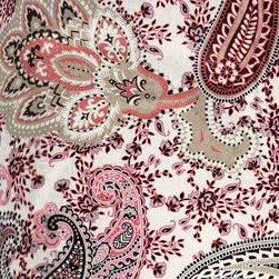 white paisley flowers